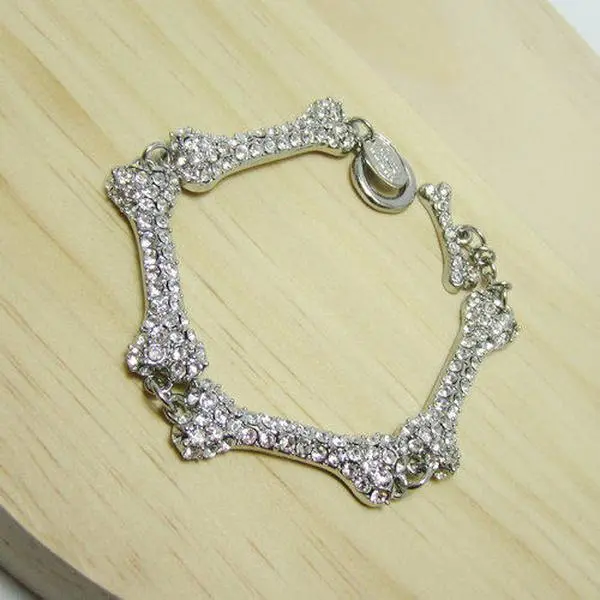 Silver Bone Bracelet, Fine Silver Jewelry Accessory