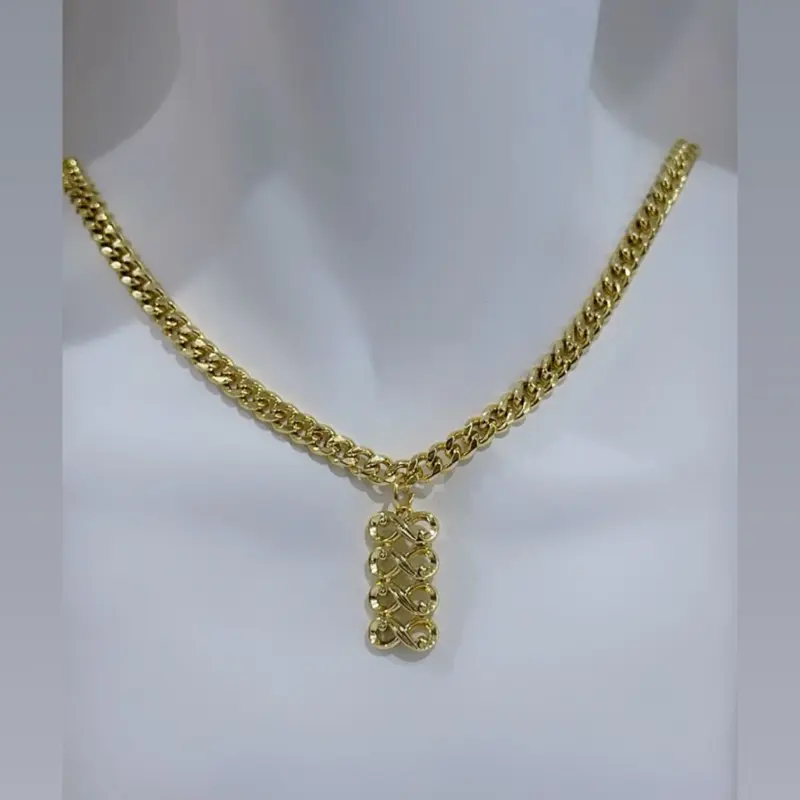 Infinity Cuban necklace #0450