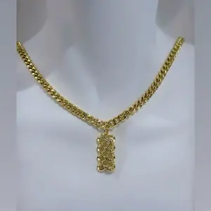 Infinity Cuban necklace #0450