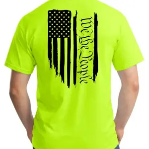 Patriot Hi Vis, Construction Shirt, American Flag, Hi Vis, We the People, Safety Shirt, Safety Orange, Safety Pink, Safety Green 8E97M