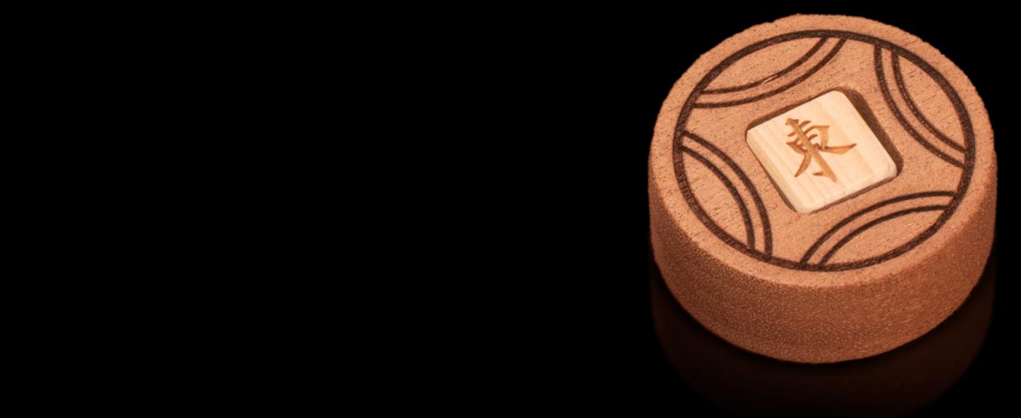 Yellow Mountain Imports Classic Chinese Mahjong Game Set, Emerald with 148 Medium-Size Translucent Green Tiles and Wooden Case