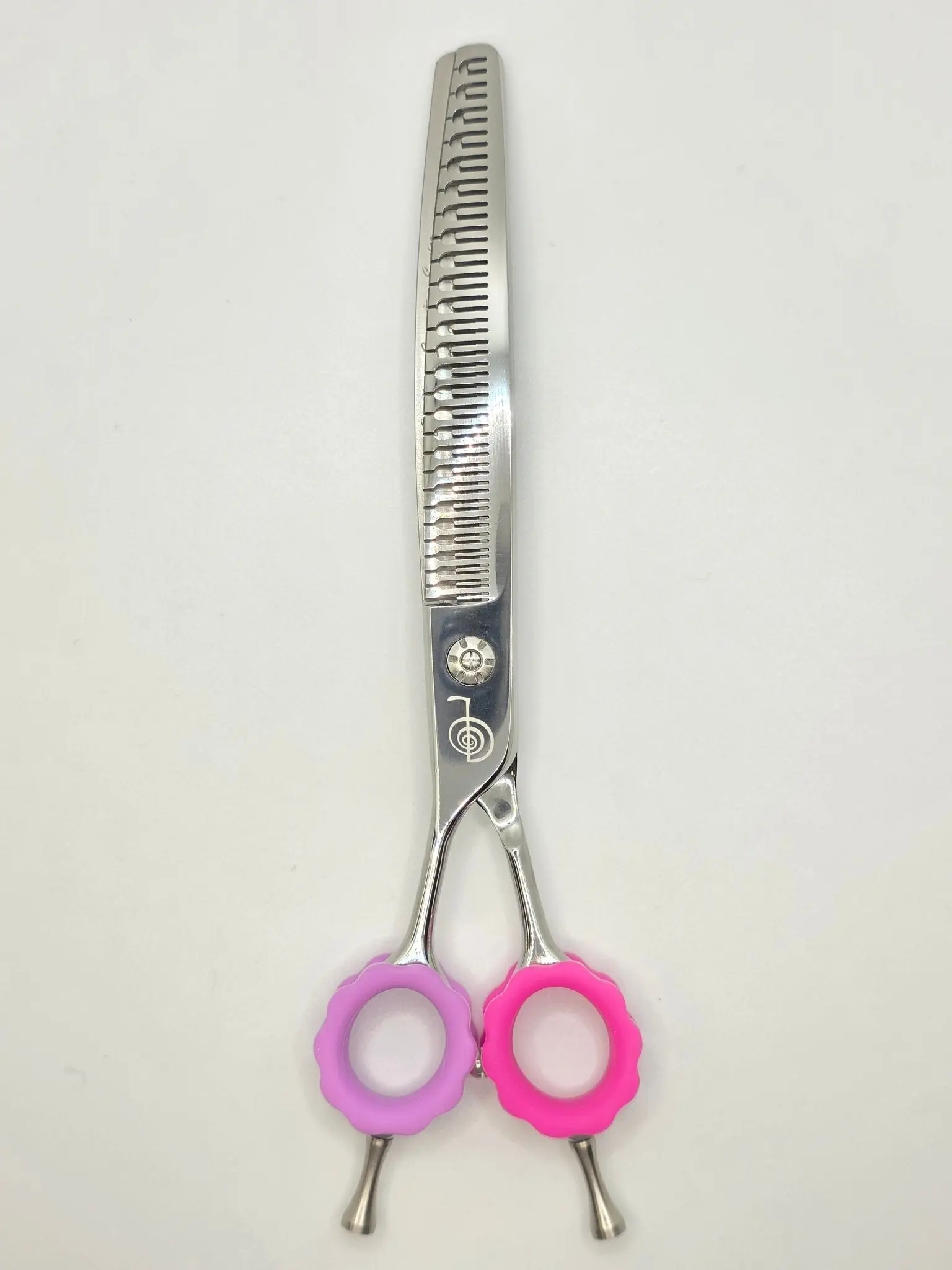 Reiki Shears - Left-Handed Curved Chunker - Southpaw Signature by Cat The Dog Groomer