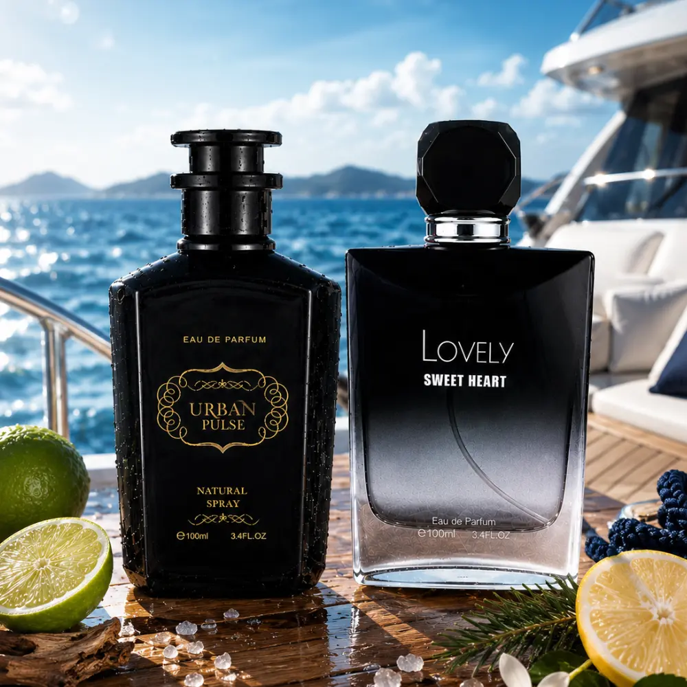 2PCS Men's Perfume Set |   Fresh Spicy Woody & Oriental Woody Amber Fragrance |   Grapefruit, Mint, Leather, Plum, Sandalwood & Vanilla |   Long Lasting Cologne for Business, Travel, Date Night & Gift