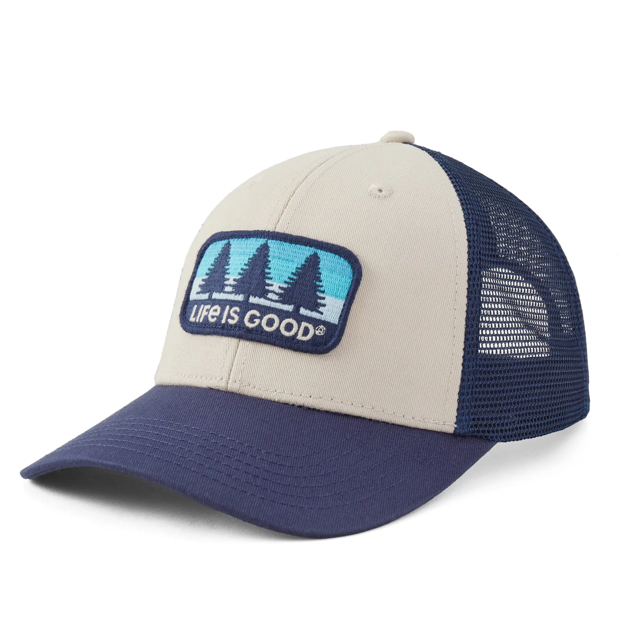 Adult Unisex Three Pine Patch Trucker Adult Unisex Three Pine Patch Trucker