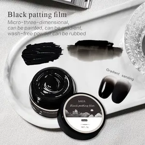 A new set of black+white nail gel, gradual change nail art gel gradual change patting gel gel, gradual change natural effect solid gel, gradual change effect Christmas nail gift nail salon DIY nail salon, Holiday haul-Christmas gift