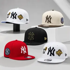 New Era 59FIFTY MLB Fitted Baseball Hat - NY Yankees/LA Dodgers Collector Edition, Raised Logo Embroidery, Side Patch Streetwear Collectible Headwear
