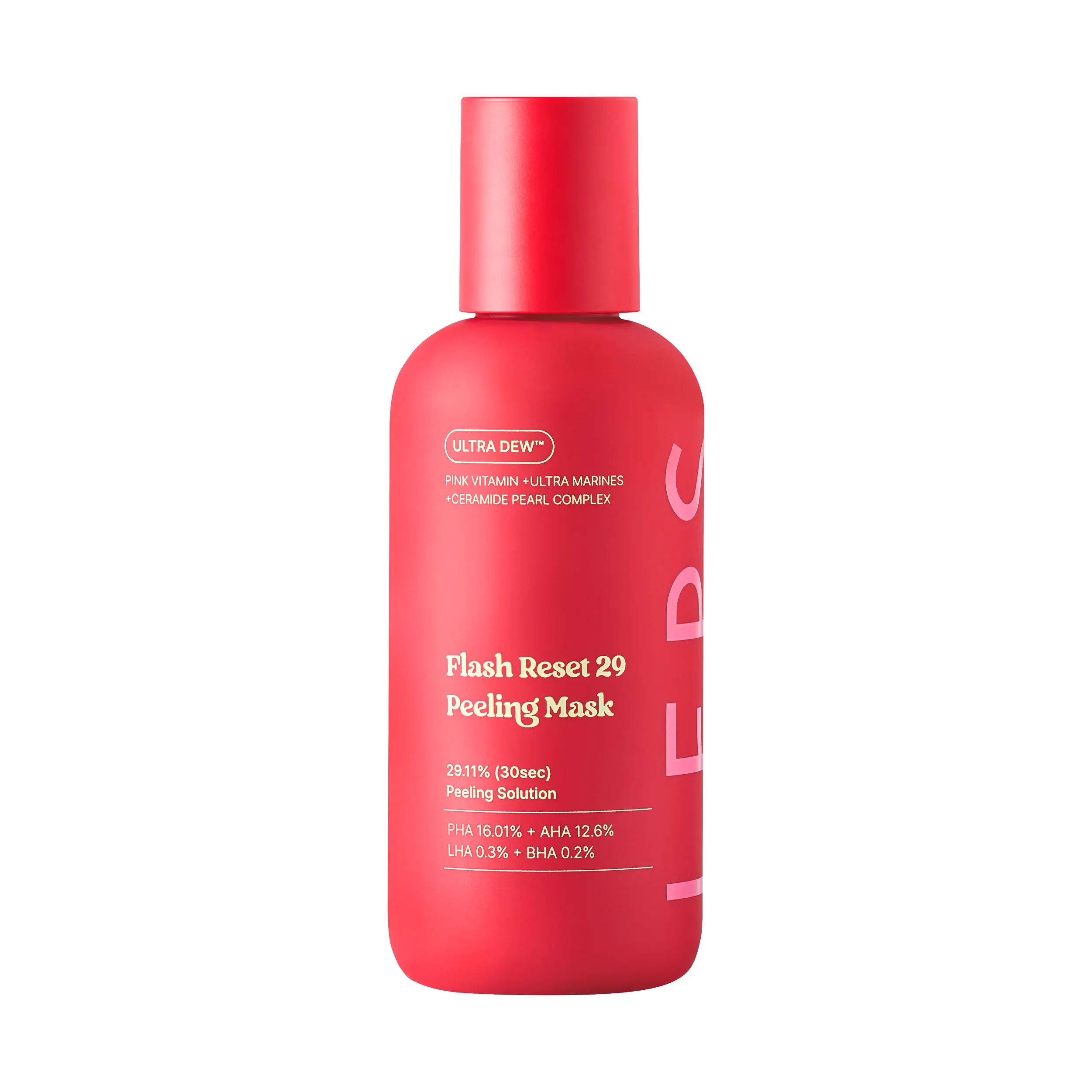 LEPS Flash Reset 29 Peeling Mask - AHA, PHA, BHA, LHA Body Exfoliating Mask for Rough Skin, Body Texture & Glow (105ml, 3.55 fl oz)