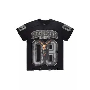 Fields Black/Grey Oversized Graphic T-Shirt