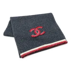 Pre-owned CHANEL Cashmere Small Leather Goods Scarf