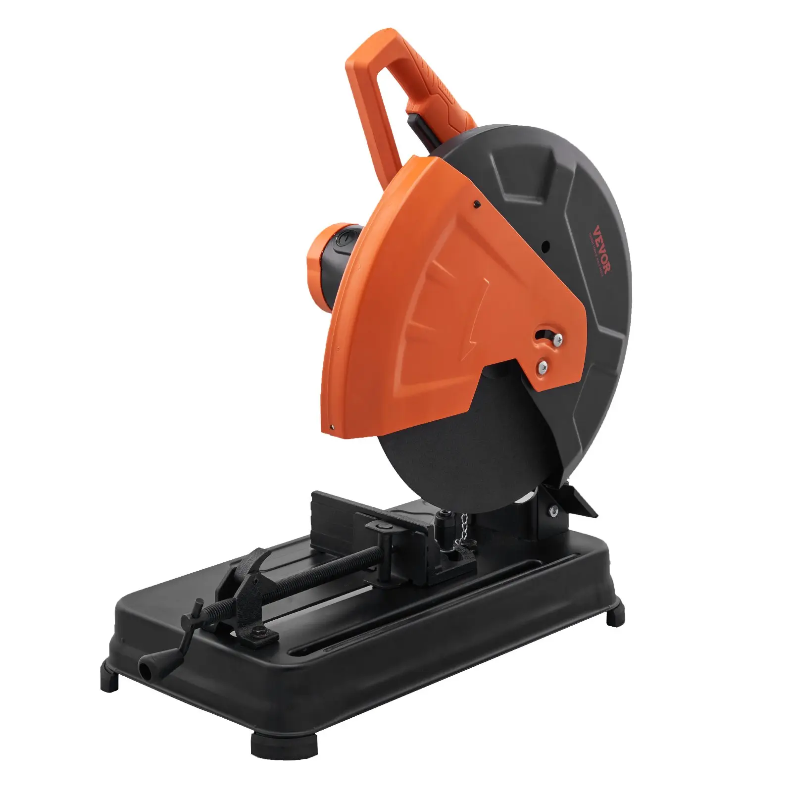VEVOR Abrasive Chop Saw, 14/355mm Blade Diameter Cut Off Saw, 2300W 3600RPM Steel Cutting Machine, 0-45 Adjustable Angle Miter Saw for Cutting Metal Cutting Chop Saw for Steel/Rebar/Iron/Aluminum