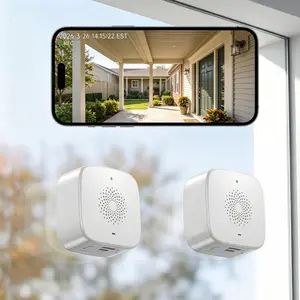 Window Cam 2K Wireless Security Camera, WiFi Indoor Security Cameras for Home, Magnetic No-Drill Install, 2.4GHz & 5GHz WiFi Indoor Camera Security, AI Human & Vehicle Detection, 6s Pre-Roll, Battery Powered, 4MP Color Night Vision, SD/Cloud