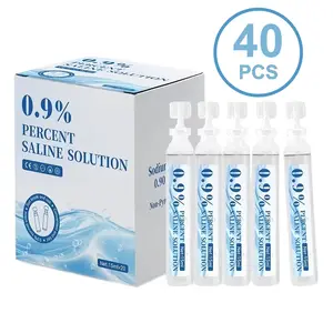 Sterile Single-Use Normal Saline Solution, Gentle Cleansing for Nasal Care, Wound Care