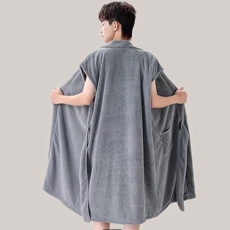 Splicing sleeveless gray