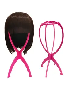 Wig Head Stand, Wig Holder, Wig Stand for Multiple Wigs, 4 PCS Solution for Hair Accessories & Styling Tools
