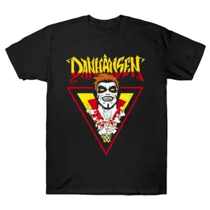 Danhausen Cursed 2026 T-Shirt, Very Nice Very Evil Wrestling Graphic Tee, Retro Pro Wrestling Fan Aesthetic Shirt, Funny Spooky Wrestler Outfit, Womenswear, Fashion Cotton, Full Colors, Full Sizes, For Men, For Women