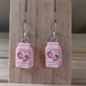 Strawberry Milk Earrings