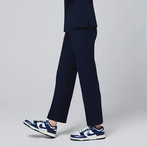 Zenir | Women's Pocket Banding Pants - Navy