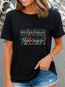 100% Cotton Occupational Therapy Shirt OT Therapist OT Month Groovy T-Shirt