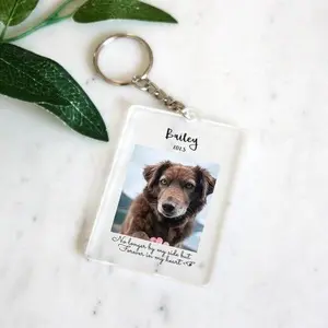 Custom Pet Keychain | Personalized Pet Photo Keychain | Pet Memorial Keychain | Pet Loss Gift | Pet Memorial Gift | Christmas gifts