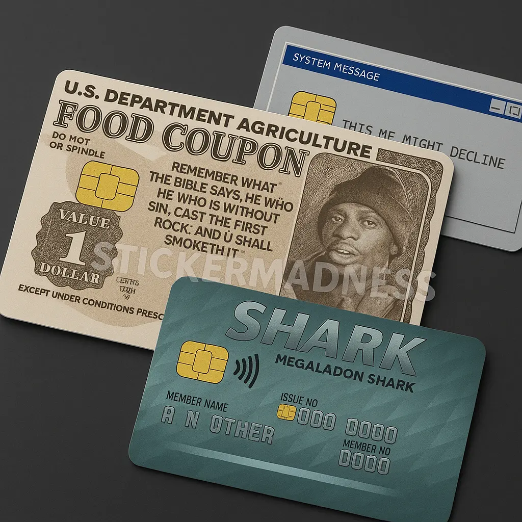 Credit Card Skins - Funny memes - Debit Card Cover - Vinyl sticker - High Quality Credit Card Skins - Funny memes - Debit Card Cover - Vinyl sticker - High Quality