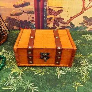 Wooden Storage Box, Photo Props Decorative Wood Box, Desktop Jewelry Box, Photography Prop Organizer, Storage Container, Home Décor, Vintage Aesthetic