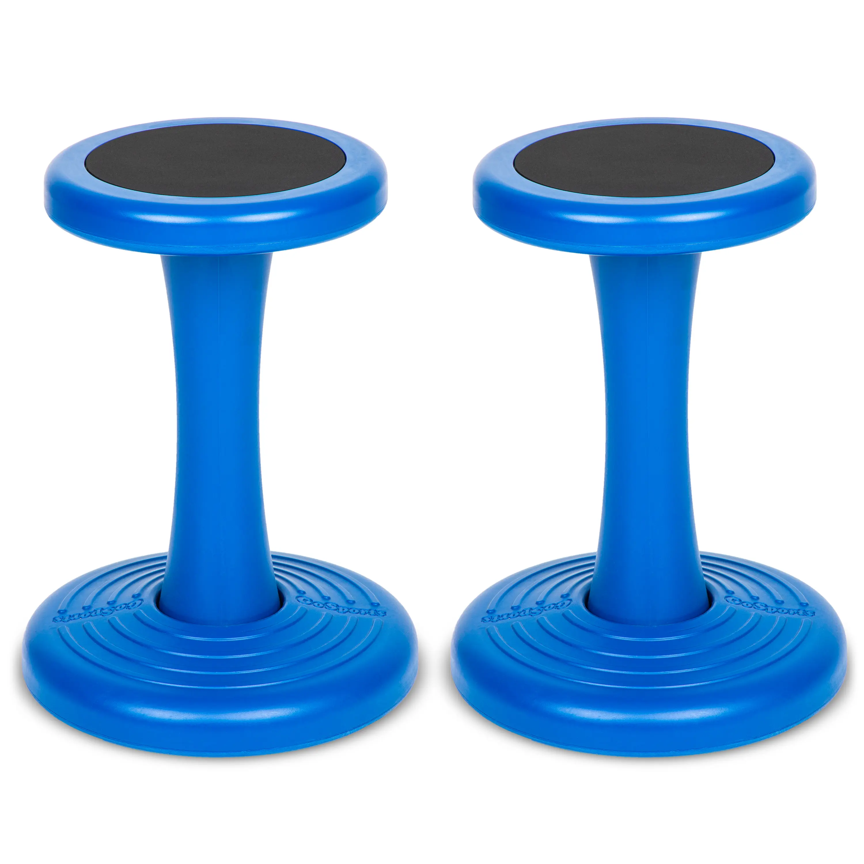 GoSports Wobble Chair Set of 2- Sensory Stool for Active Kids - ADHD Chair for Classrooms or Home - 18 Inch Stool