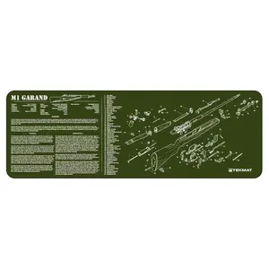 TEKMAT ARMORERS BENCH MAT 12"X36" M1 GARAND OLIVE DRAB