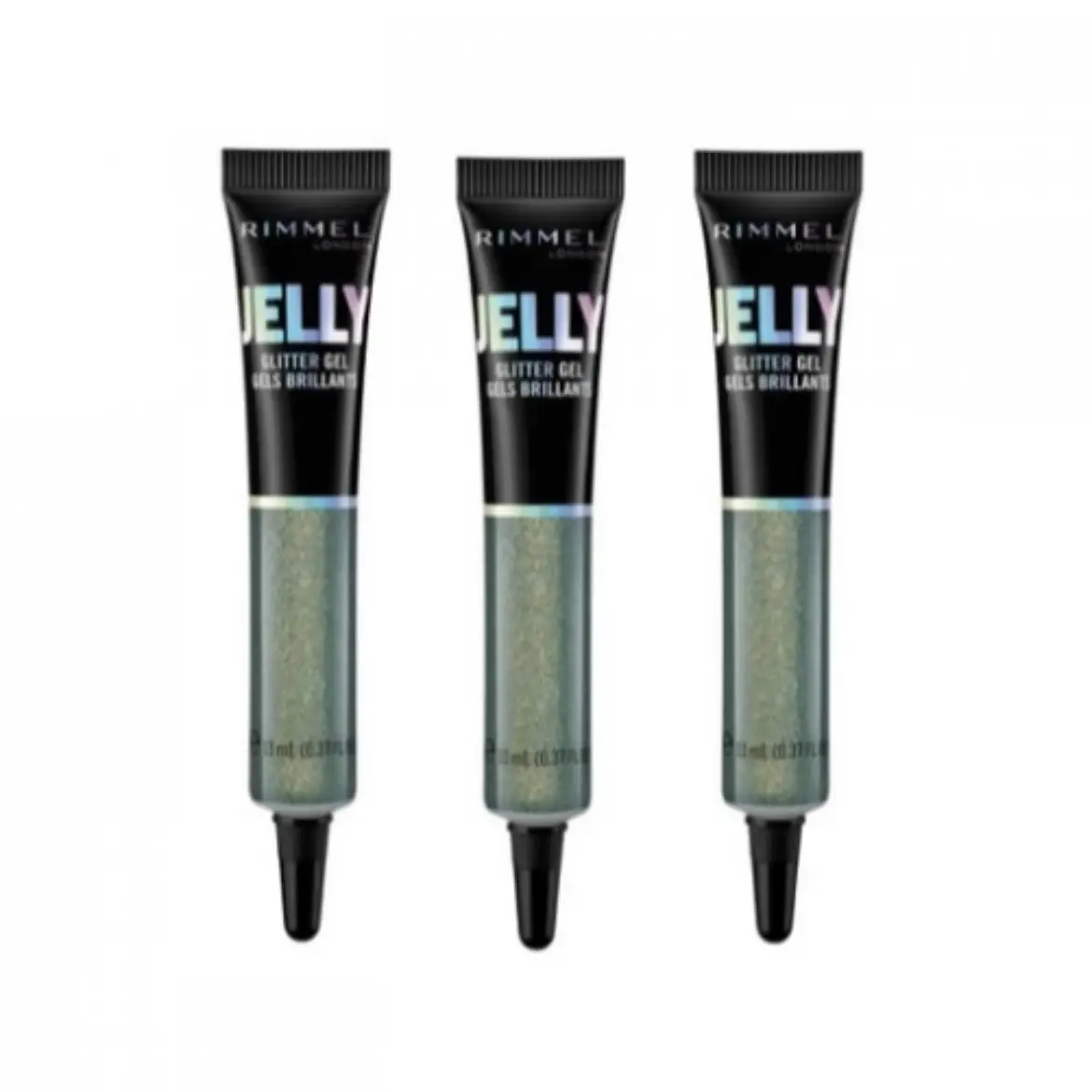 Rimmel Jelly Glitter Gel Mojito 400 11mL Set of 3