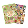 1100pcs 2-in-1 Scrapbooking Sticker Album Set with 2 Books - American Retro & Sweetheart Aesthetic Pack, Cute Typography Diary Sticker Pack for Journaling, Crafting DIY Projects
