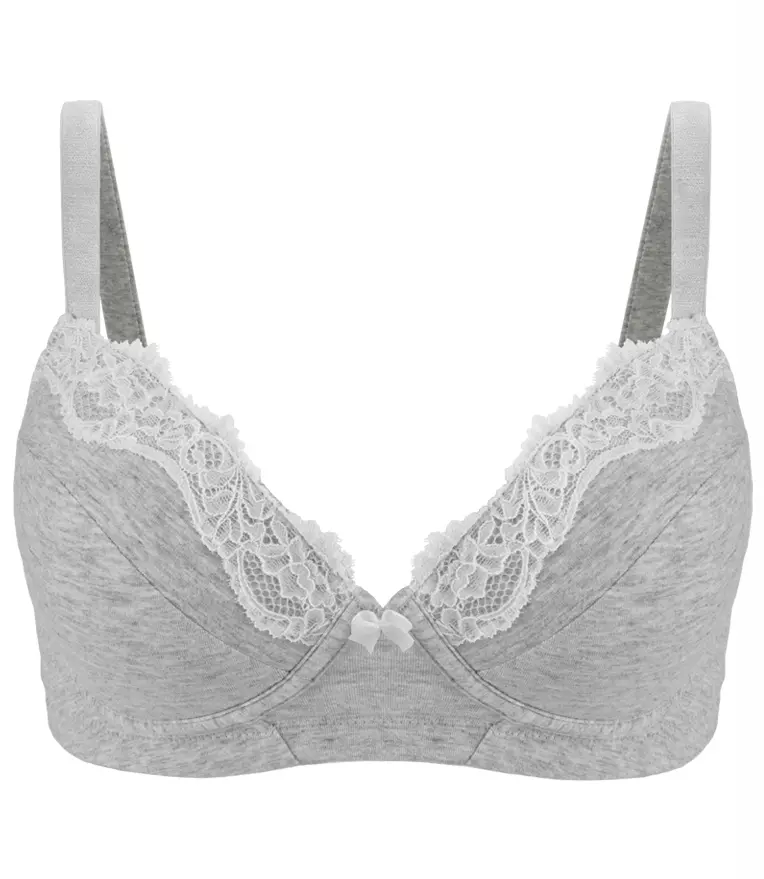 Women's Non-Wired, Cotton T-Shirt Bra, Padded Cotton Bra Soft for Everyday Wear, Friendly suitable for Maternity
