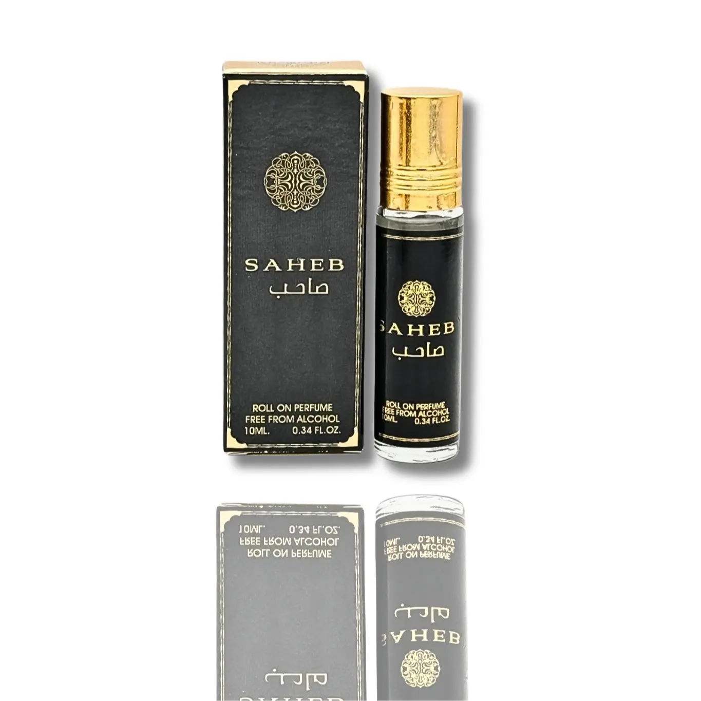 Ard Al Zaafraran Saheb Roll On Perfume 0.34FL.OZ Floral Oriental Fragrance Citrus Woods Fragrance