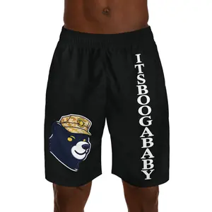 ITS BOOGA BABY Men's Jogger Shorts — Customizable