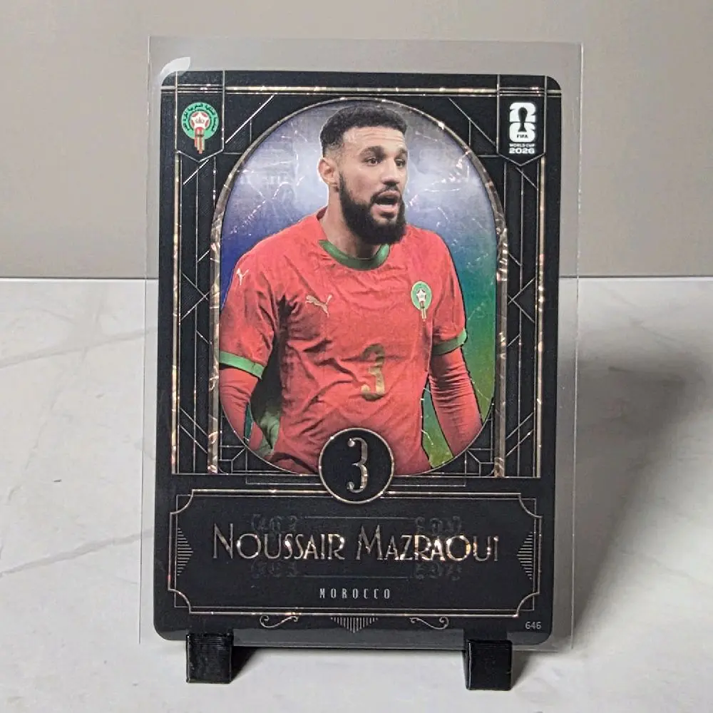 Noussair Mazraoui 2026 Panini FIFA World Cup Black Gold F