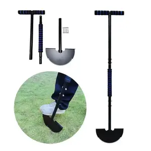 Manual Lawn Edger Tool, Semi-Circular Moon Shape Weed Cutter, Garden Yard Lawn Edge Trimmer, Gardening Border Cleaner, Essential Gardening Gear