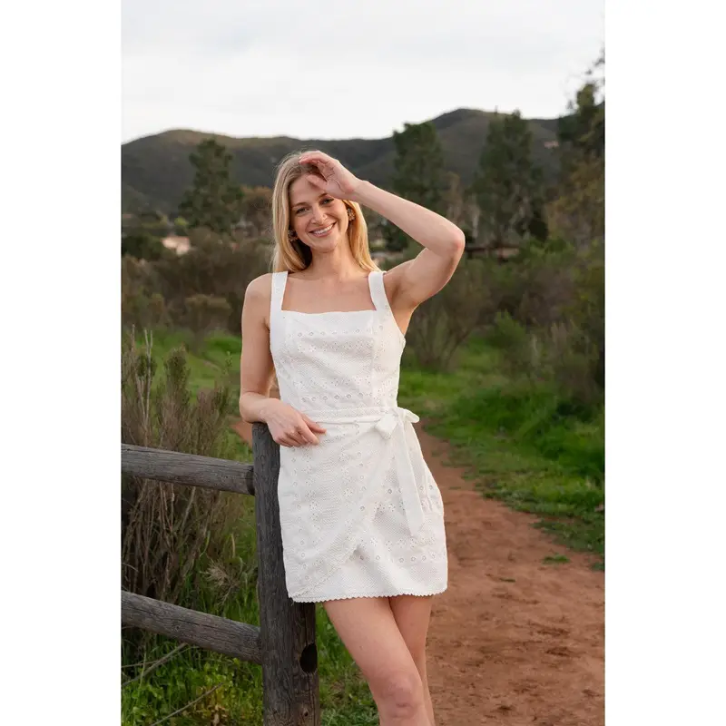 once in a lifetime mini dress white - TikTok Shop