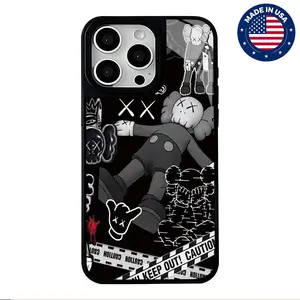 Kwas Collage Aesthetic Design Pattern Casing For iphone 16 15 14 13 12 11 Plus Pro Max Flaunt Mobile Phone Case TPU PC GLASS Drop Protection Shockproof Protector Vintage unique Fashion Trend Anti-scratch Stylish Smartphone Cover