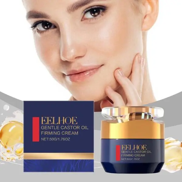 EELHOE Polypeptide Tightening Anti-Wrinkle Concentrated Collagen Cream - 1.76 Oz Anti-Aging Facial Massage Cream, Moisturizing Firming Moisturizer, Hydrates, Reduces Fine Lines, Gentle Skin Repair, Adds Glow, For All Skin Types Daily Use Facial Moisture