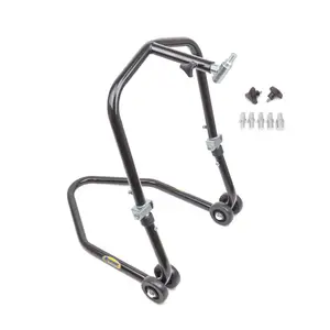 Motorsport Products 92-8331 Stand Triple Tree Lift Black, Heavy-duty Carbon Steel Frame,