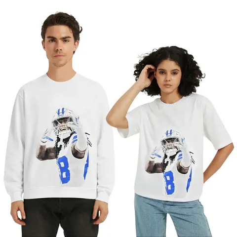 Women's 280g Heavyweight 100% Ribbed Cotton Short-Sleeve Round Neck Loose Plus-Size Basic Tee - Shape-Hold Rib Fabric, All-Seasons Streetwear Top, White Graphic T-Shirt