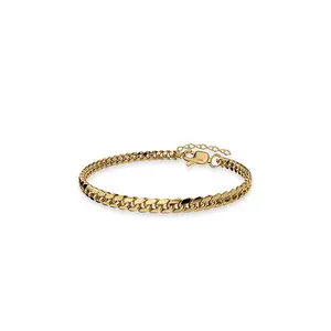 PASCAL Cuban Chain Bracelet for Women & Men with Lab-Grown Diamonds or Gemstones Fashion Jewelry for Everyday Wear