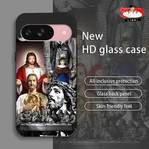 Suitable for [Google Pixel 9] Jesus New stylish high quality glass protective case affordable anti-drop anti-fingerprint 995