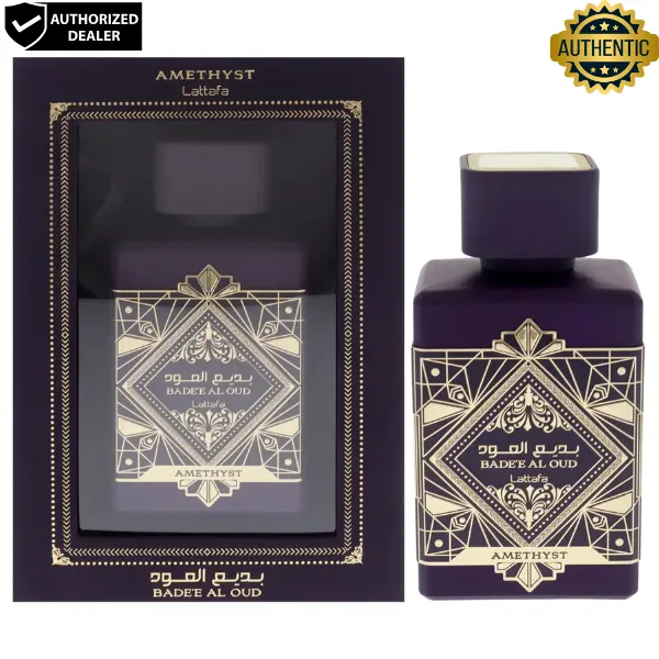 Bade'e Al Oud Amethyst by Lattafa, 3.4 oz EDP Spray for Unisex