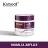 Karseell 3.38floz 100ml Purple Hair Mask Professional Neutralizes Brass & Yellow Tones For Blonde Silver Gray Highlighted Hair