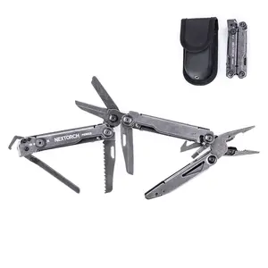 NEXTORCH Pioneer MT20 Multitool with Glass-Breaking Tip for Sports & Outdoor, Camping & Hiking Activities