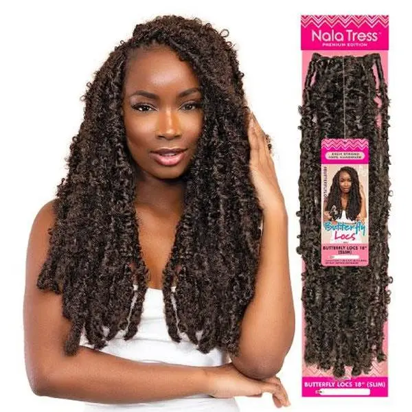 JANET COLLECTION BUTTERFLY LOCS (SLIM)
