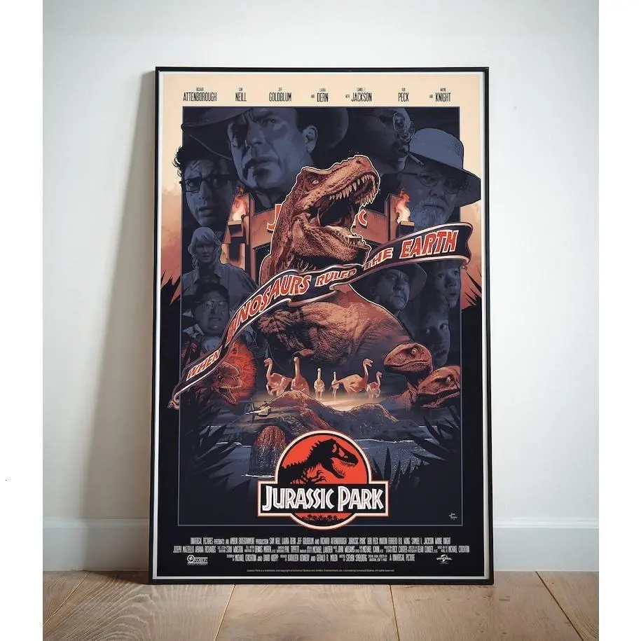 Jurassic Park Posters, Movie Posters, Poster Wall Art, High Quality Print, Wall, Unframed Poster , Wall Art, Home Decor