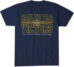 Michigan  2026 Champions Hail to the Victors Shirt, Men's Basketball Teee