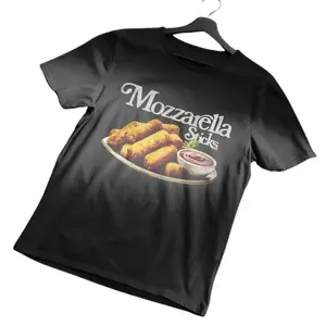 Mozzarella Sticks 90's T-Shirt, Crew Neck T-Shirt, Clothing Casual, Anniversary gift, High Quality, Trending Shirt, cheap tees, Basic, Fashion, Fitted, Gift for Friend, graphic tees, Many Colors Size S To XL, tiktok shop