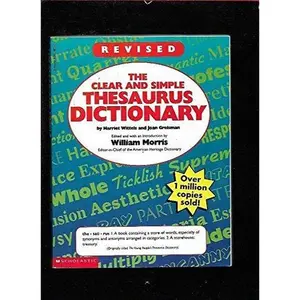 USED-Clear & Simple Thesaurus Dictionary by harriet-wittels (Paperback)