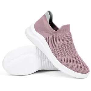 Unisex Stylish Mesh Slip-On Sneakers – Comfortable and Breathable Shoes for Running, Walking, and Casual Wear, Designed to Keep Your Feet Cool and Dry, Perfect for Active Lifestyles.